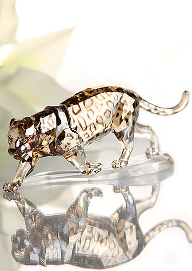 Swarovski Rare Encounters Jaguar, Crystal Golden Shine
