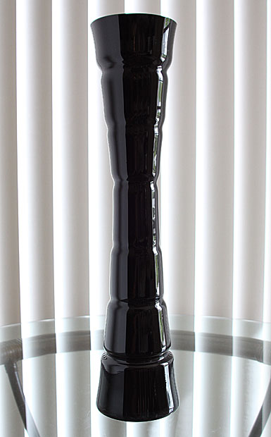 Sea Glasbruk Bamboo Vase, Black - Special!