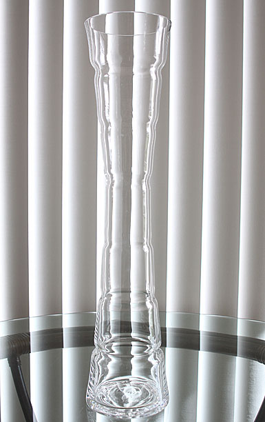 Sea Glasbruk Bamboo Vase, Clear - Special!