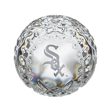 Waterford Chicago White Sox Crystal Baseball