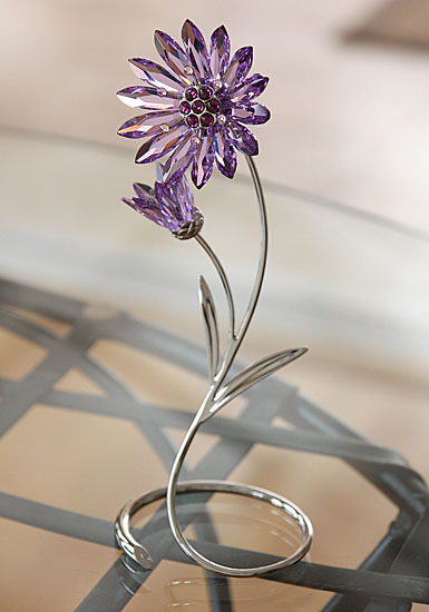 Swarovski Crystal Paradise Flower - Drina, Violet