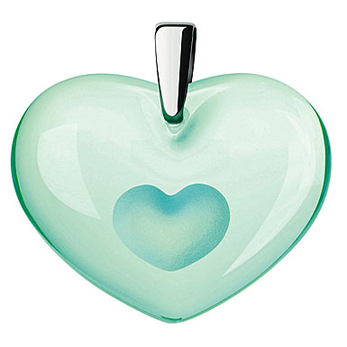 Lalique Tender Heart Silver Lagoon Necklace