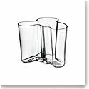 Iittala Alvar Aalto 4 3/4" Vase, Clear