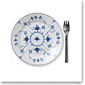 Royal Copenhagen, Blue Fluted Plain Dessert Plate, Single