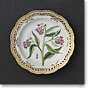 Royal Copenhagen, Flora Danica Plate 11.5" Perforated Border, Limited Edition