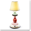 Lladro Light And Fragrance, Sunflower Firefly Table Lamp. Ivory