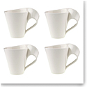 Villeroy and Boch New Wave Caffe Set of 4 Mugs
