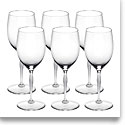 Lalique 100 Points Water Crystal Glasses By James Suckling, Set of six