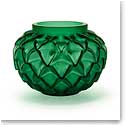 Lalique Languedoc 4.75" Vase, Green