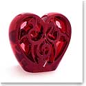 Lalique Elton John Music is Love Heart, Red
