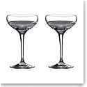Waterford Crystal Mixology Circon Coupe Small Pair
