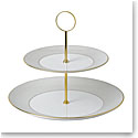 Wedgwood Dinnerware Arris Cake Stand Two-Tier