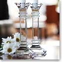 Marquis by Waterford Crystal, Treviso 8" Crystal Candlesticks, Pair