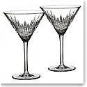 Waterford Crystal Lismore Diamond Martini, Pair