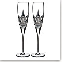 Waterford Crystal True Love Forever Champagne Toasting Flutes, Pair