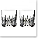 Waterford Lismore Diamond Straight Sided Whiskey Tumblers, Pair
