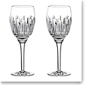 Waterford Crystal Midnight Frost Clear Wine Pair