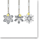 Waterford Crystal 2022 Mini Ornaments Set of Three
