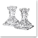 Waterford Lismore 4" Crystal Candlestick, Pair