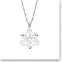 Lalique Fleur De Neige Silver Pendant