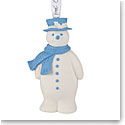Wedgwood 2023 Christmas Snowman Ornament