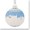 Wedgwood Christmas Village Bauble Ball Ornament