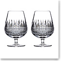 Waterford Crystal Connoisseur Lismore Diamond Brandy Balloon Glasses, Pair