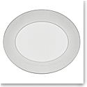 Wedgwood Gio Platinum Oval Serving Platter 13"