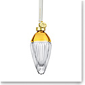 Waterford Crystal 2022 Faith Drop Bauble Amber Ornament