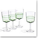 Royal Doulton 1815 Green Wine Glass Set of 4