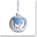 Wedgwood Christmas Deer Bauble Ornament