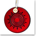 Waterford 2024 New Year Celebration Keepsake Dated Ornament Red