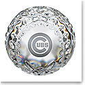 Waterford MLB Chicago Cubs Crystal Baseball Paperweight