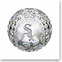 Waterford MLB Chicago White Sox Crystal Baseball Paperweight