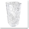 Lalique Large Pivoines Clear 13.5" Vase