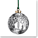 Waterford 2024 Lismore Bauble Ornament, Clear