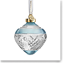 Waterford 2024 Winter Wonders Holly Blue Bauble Ornament