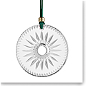 Waterford New Year 2025 Firework Disc Dated Ornament, Clear