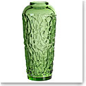 Lalique Mures 20" Vase, Green, Limited Edition