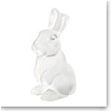 Lalique Toulouse Rabbit Figure, Clear