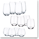 Villeroy and Boch Entree 12 Piece Stemless Wine Glasses Set