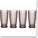 Villeroy and Boch Boston Colored Highball, Tumbler Set of 4 Rose