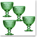 Villeroy and Boch Boston Colored Champagne, Dessert Bowl Green Set of 4