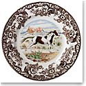 Spode Woodland Horses Dinner Plate, Paint