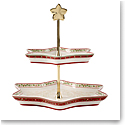 Villeroy and Boch Winter Bakery Delight Two Tier Server, Holly