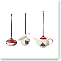 Villeroy and Boch Toys Delight Decoration Ornaments, Coffeeset Set of 3