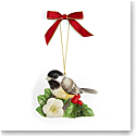 Spode 2023 Christmas Tree Chickadee Ornament