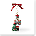 Spode 2023 Christmas Tree Houndstooth Nutcracker Ornament