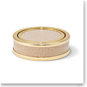 Aerin Colette Croc Leather Coasters, Fawn Set of Four
