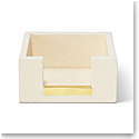 Aerin Shagreen Memo Paper Holder, Cream